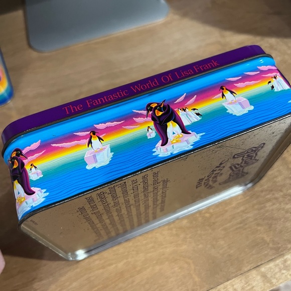 Vintage Lisa Frank Penguin tin - Picture 3 of 9